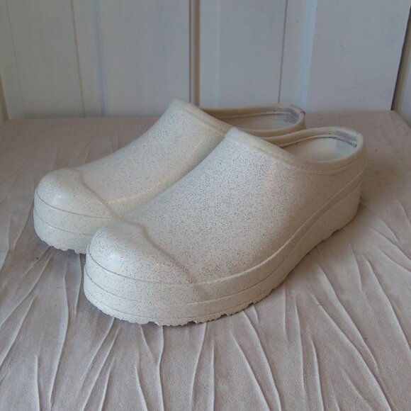 Free People x Hunter Starcloud Glitter Clog sz 7 (RUNS BIG) - Picture 4 of 14